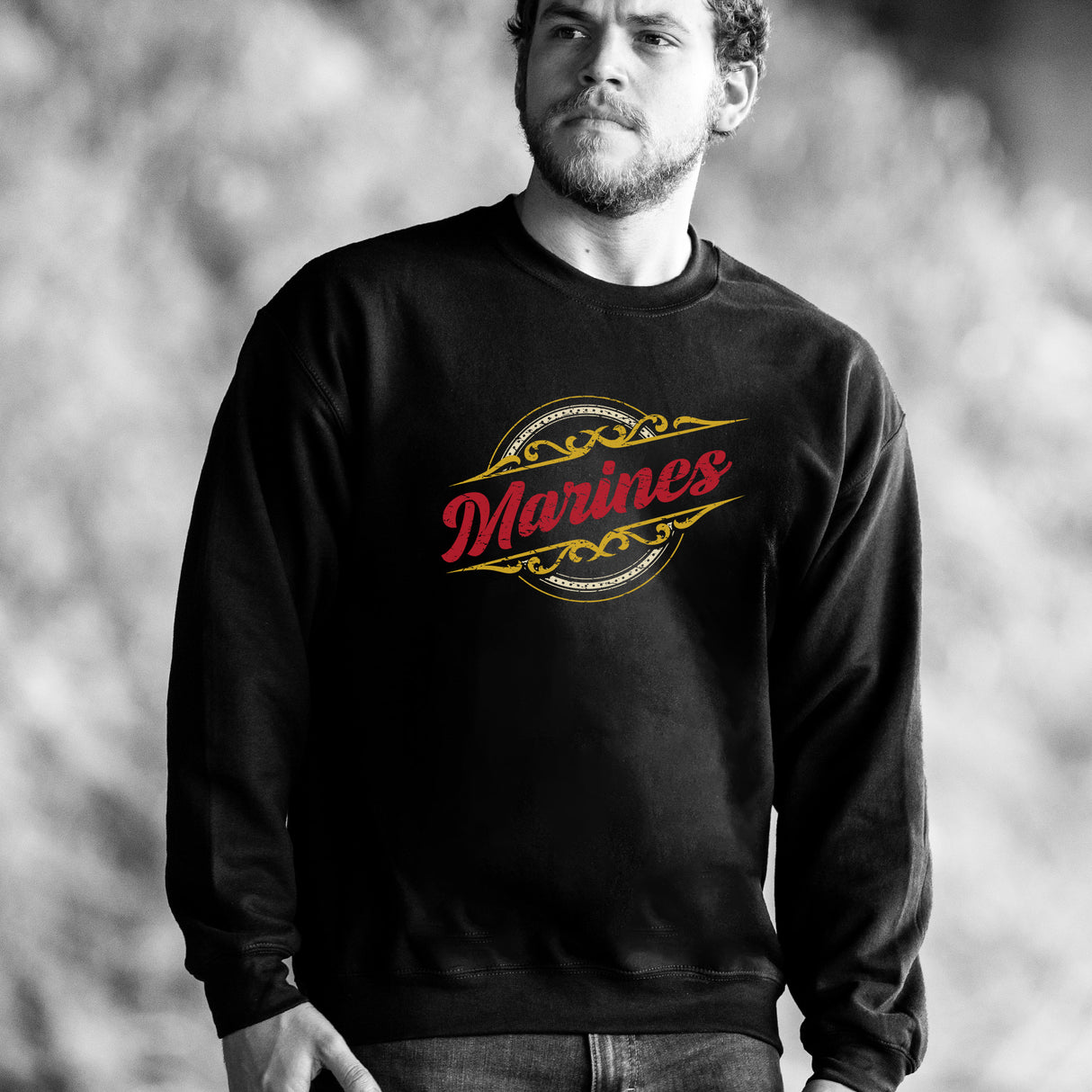 Classy Vintage Marines Sweatshirt - SGT GRIT