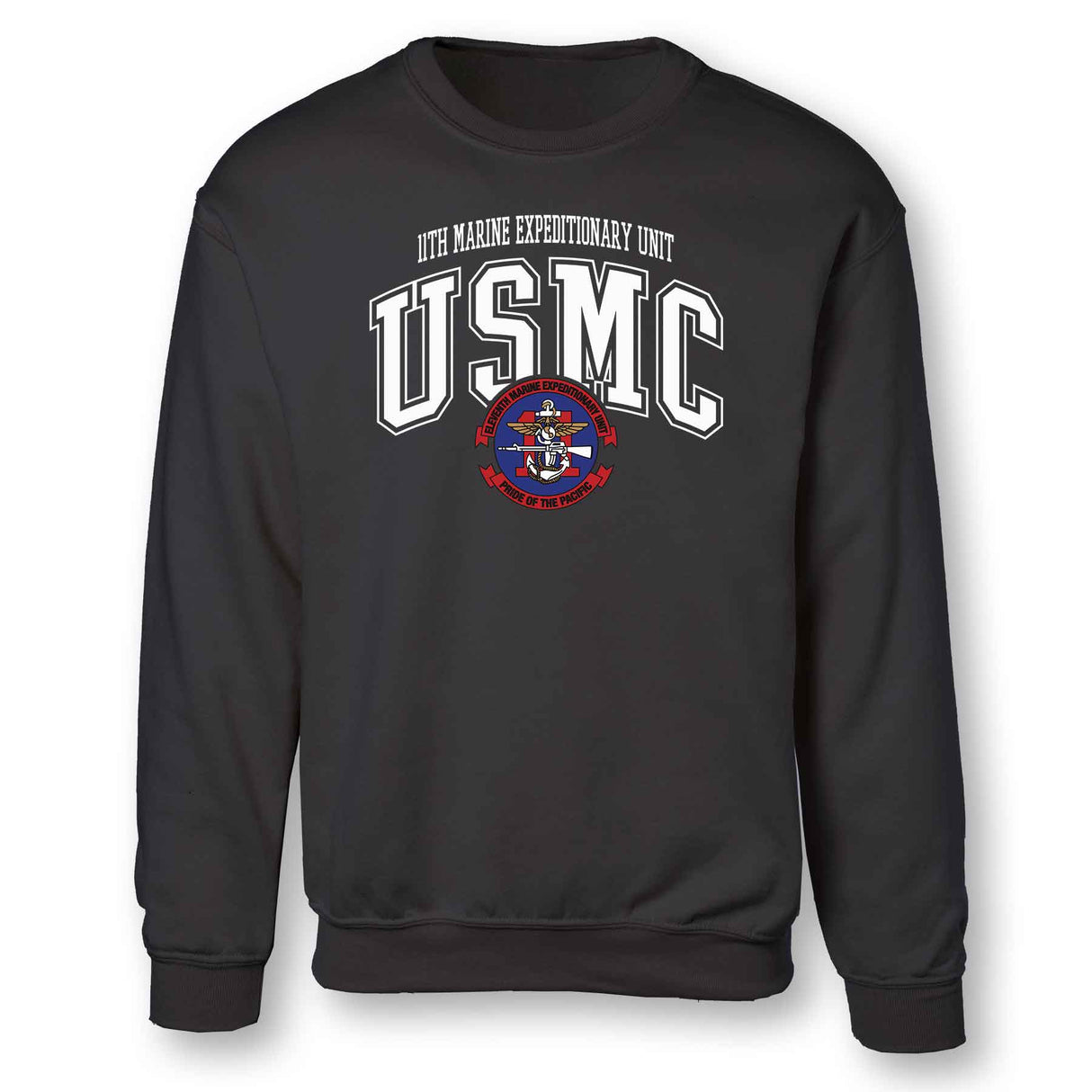 11TH MEU Pride Of The Pacific Arched Sweatshirt - SGT GRIT