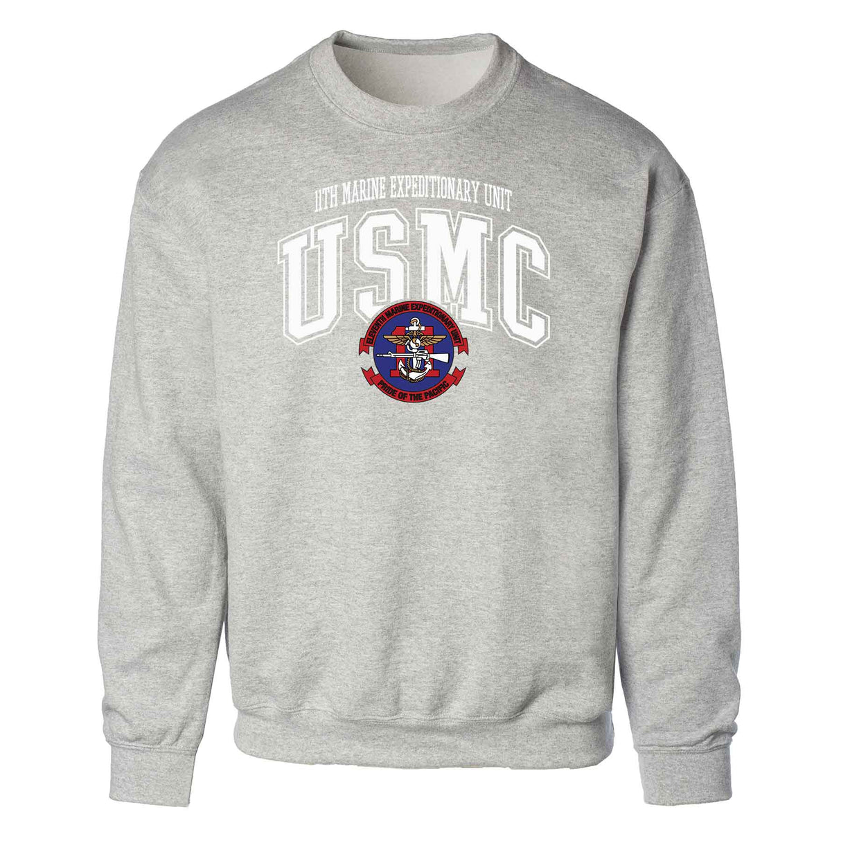 11TH MEU Pride Of The Pacific Arched Sweatshirt - SGT GRIT