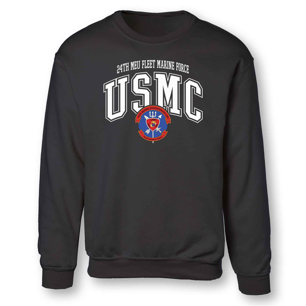 24th MEU Fleet Marine Force Arched Sweatshirt - SGT GRIT