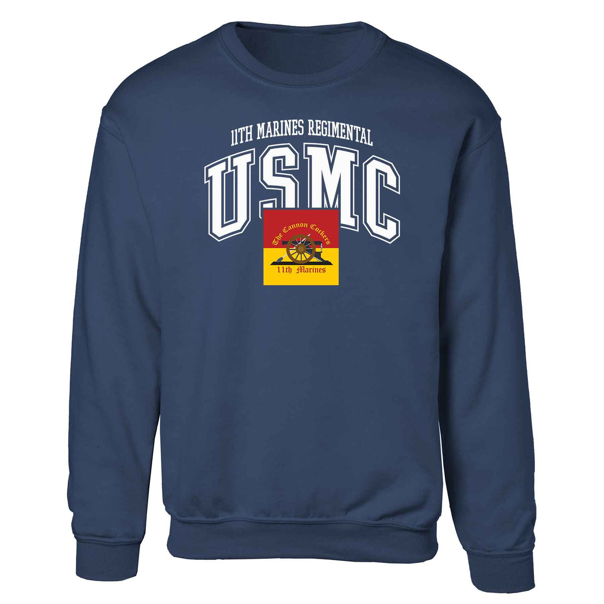 11th Marines Regimental Arched Sweatshirt - SGT GRIT