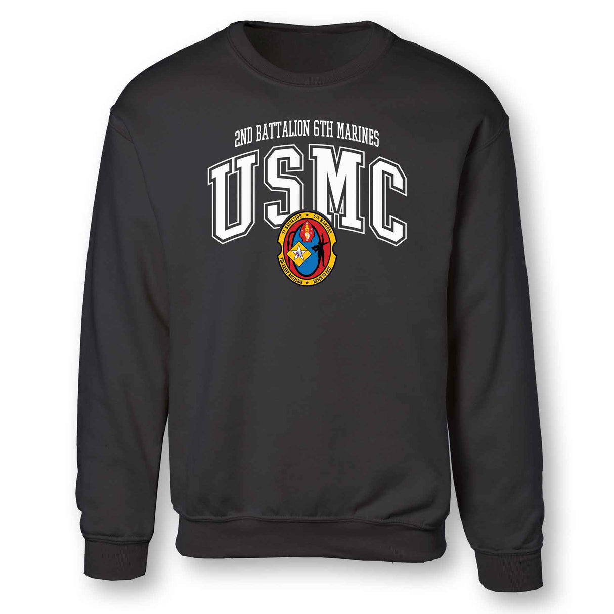 2nd Battalion 6th Marines Arched Sweatshirt - SGT GRIT