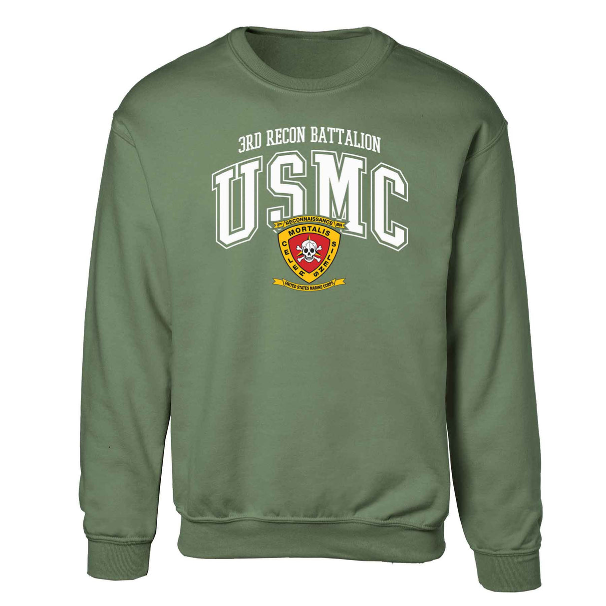 3rd Recon Battalion Arched Sweatshirt - SGT GRIT