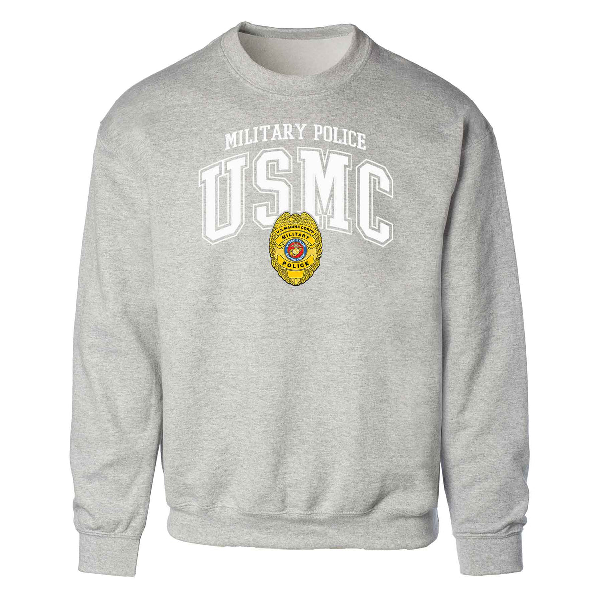 Military Police Badge Arched Sweatshirt - SGT GRIT