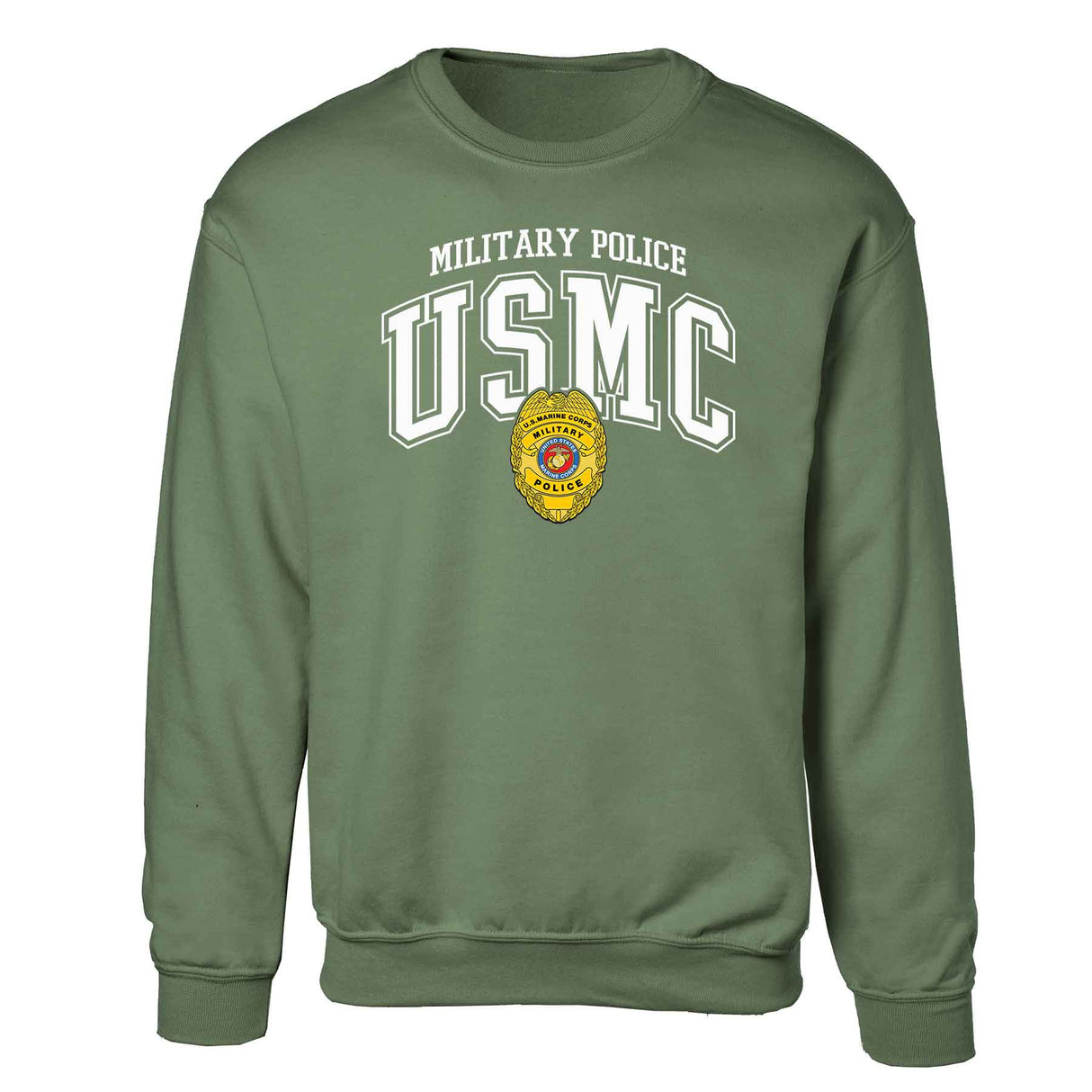 Military Police Badge Arched Sweatshirt - SGT GRIT