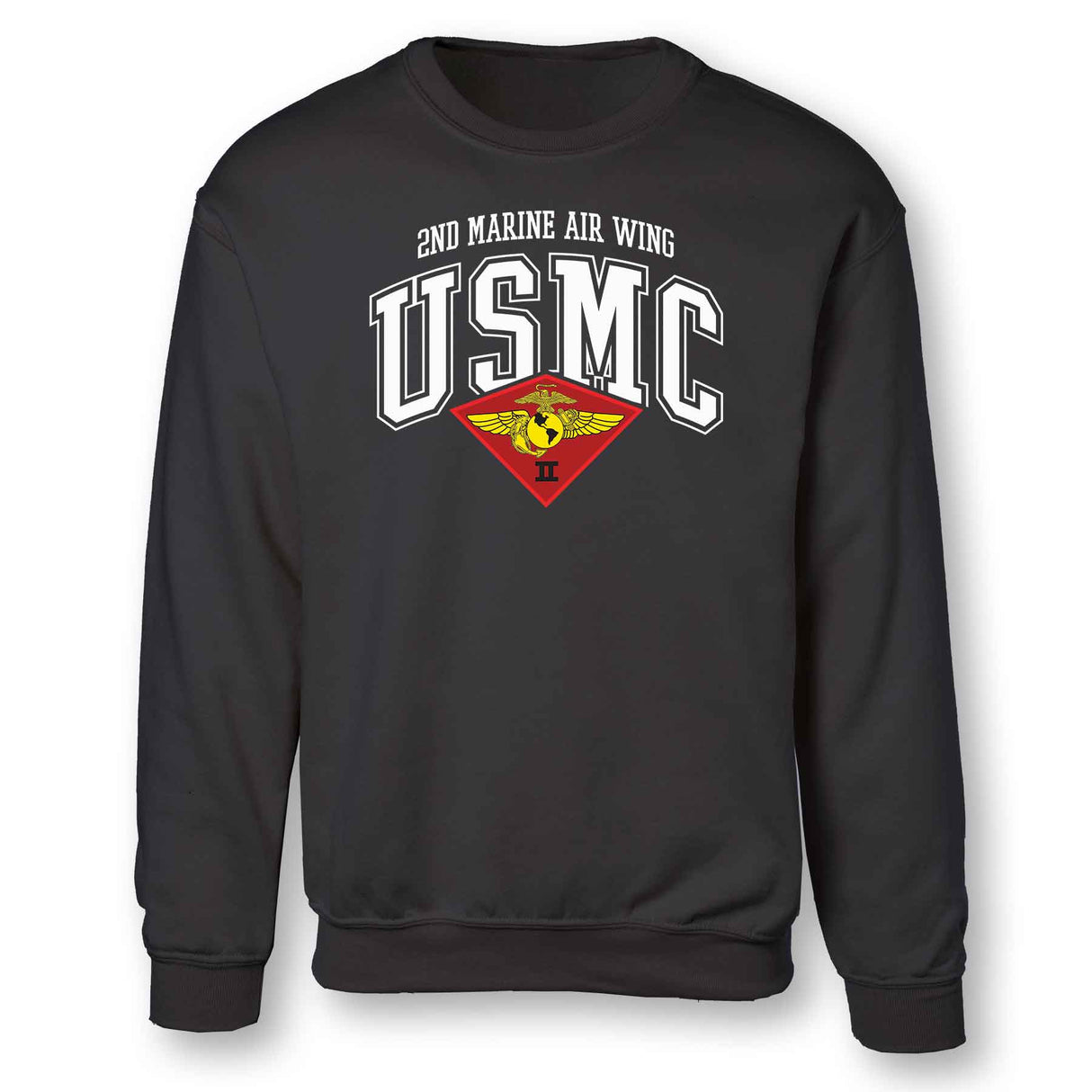 2nd Marine Air Wing Arched Sweatshirt - SGT GRIT