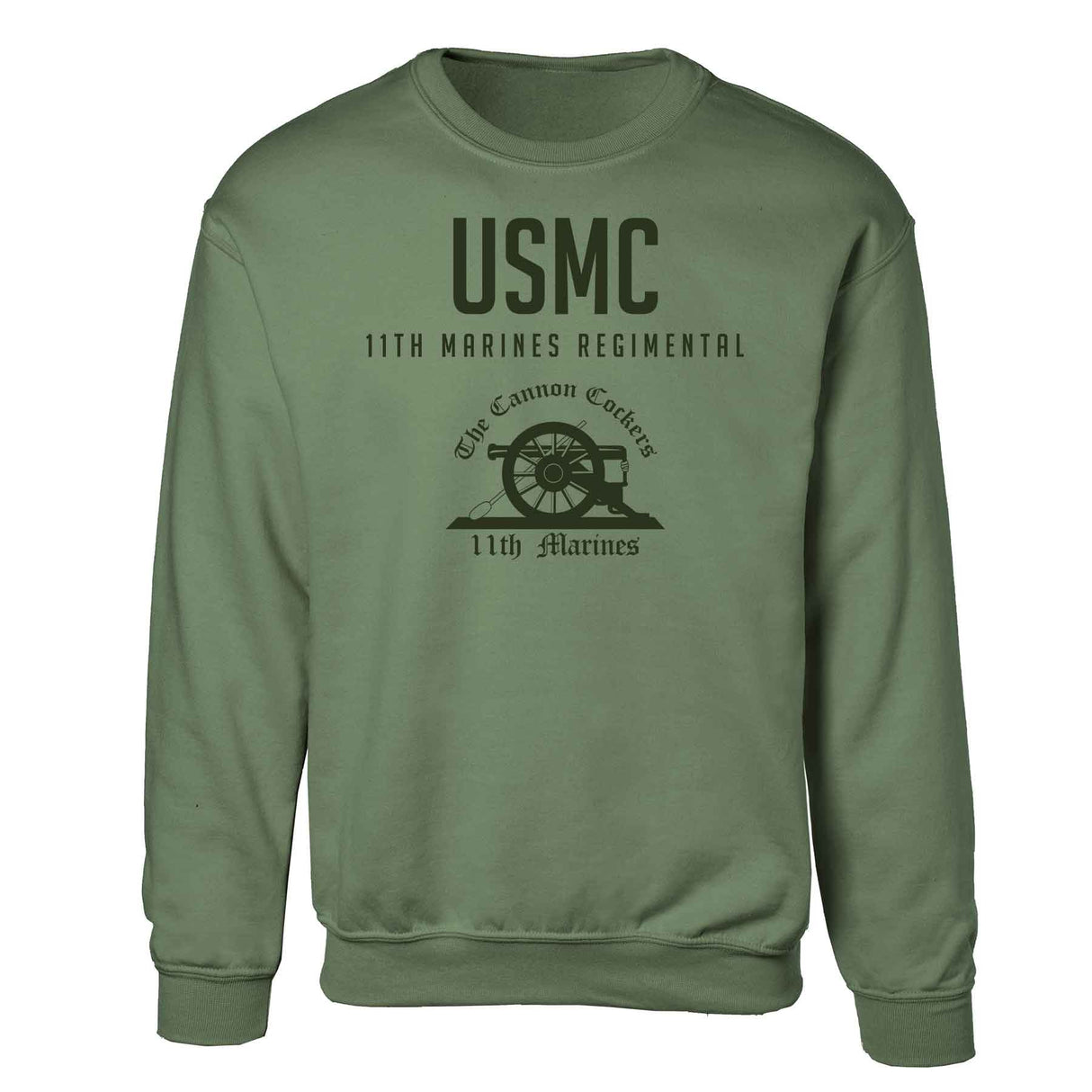11th Marines Regimental Tonal Sweatshirt - SGT GRIT