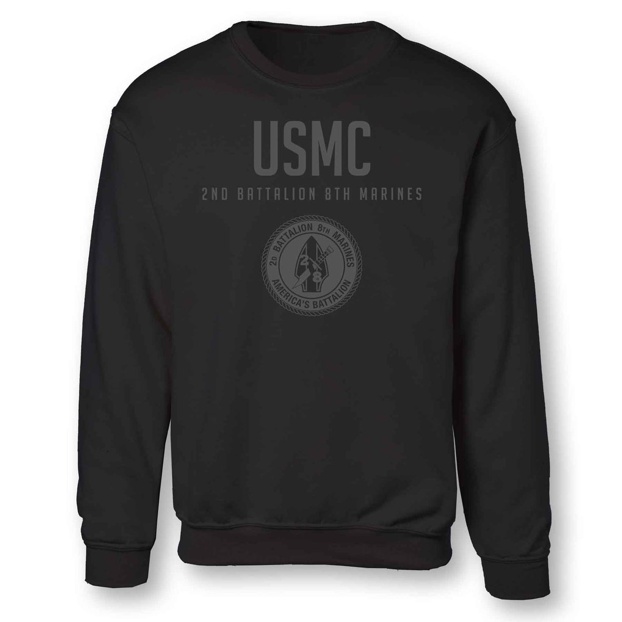 2nd Battalion 8th Marines Tonal Sweatshirt - SGT GRIT