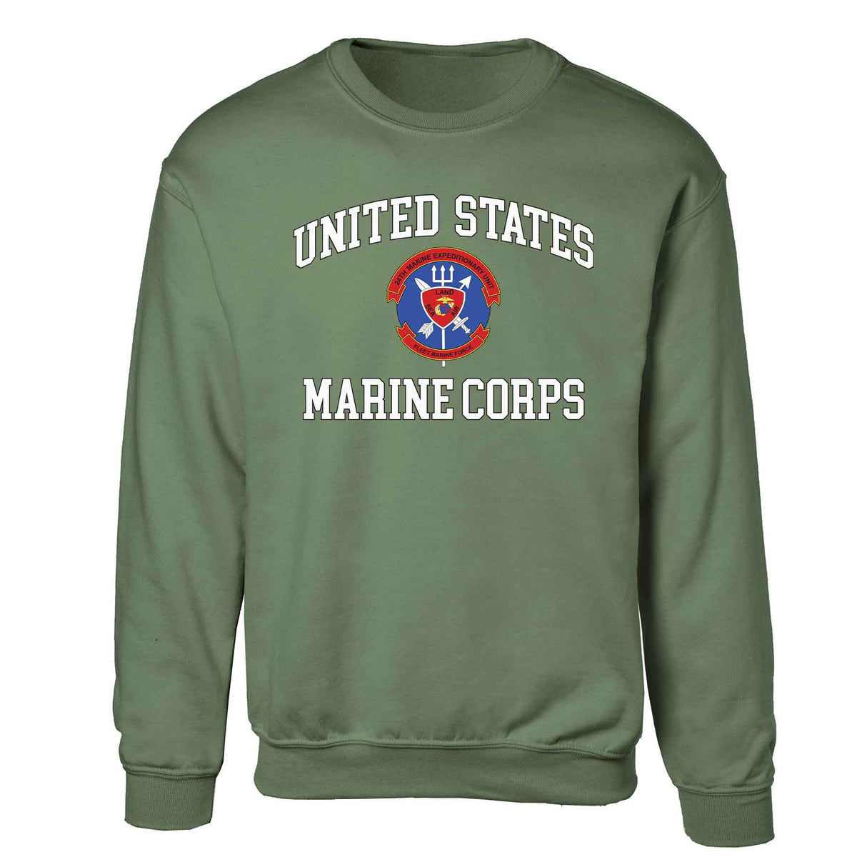 24th MEU Fleet Marine Force USMC Sweatshirt - SGT GRIT