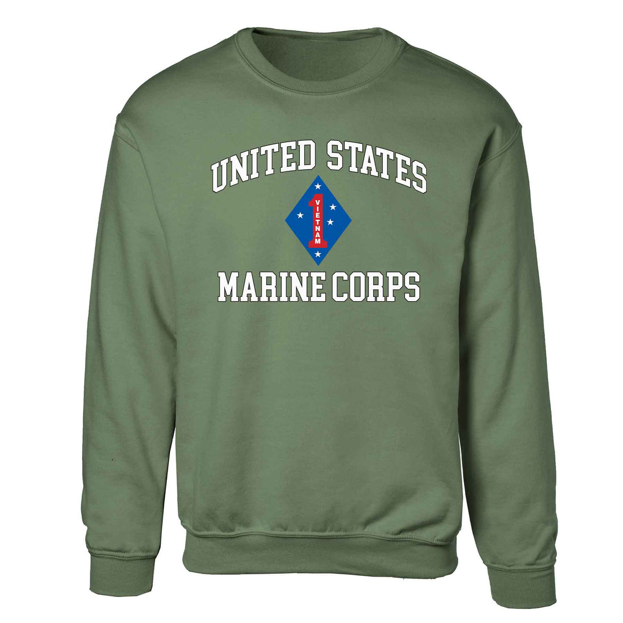 Vietnam 1st Marine Division USMC Sweatshirt - SGT GRIT