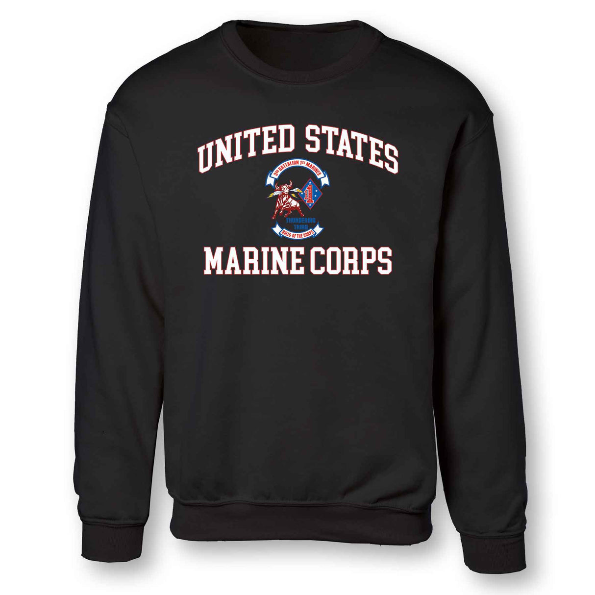 3rd Battalion 1st Marines USMC Sweatshirt - SGT GRIT