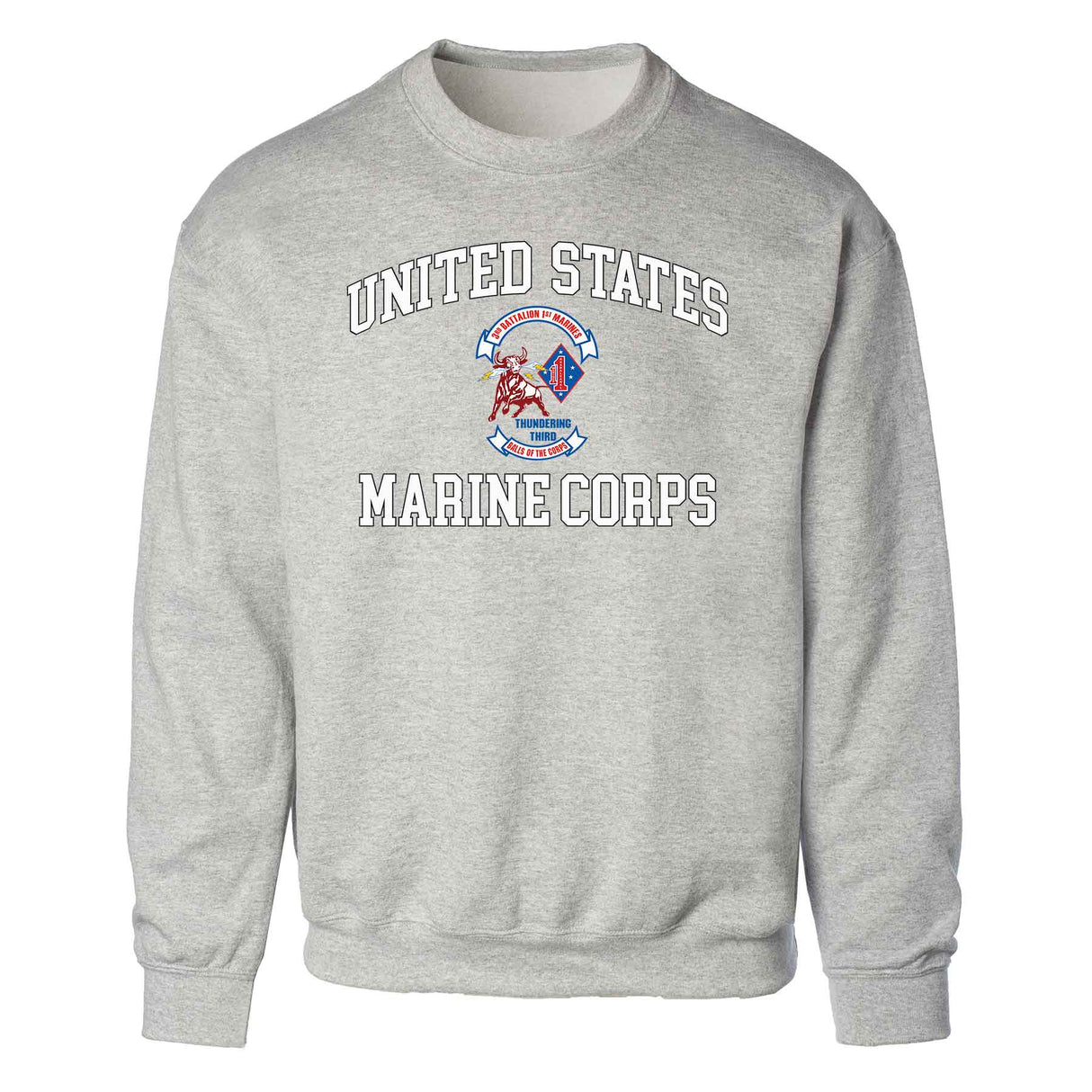 3rd Battalion 1st Marines USMC Sweatshirt - SGT GRIT