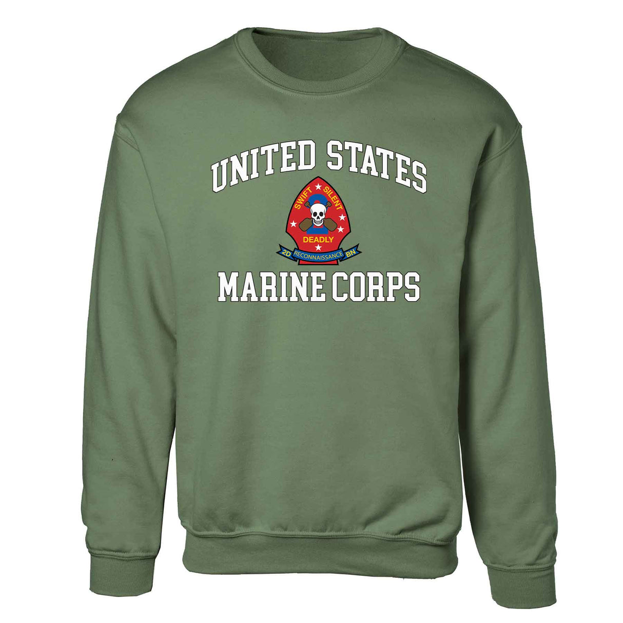 2nd Reconnaissance Battalion USMC Sweatshirt - SGT GRIT