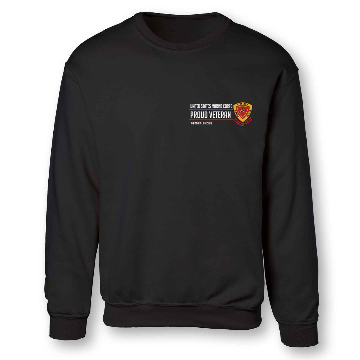 3rd Marine Division Proud Veteran Sweatshirt - SGT GRIT
