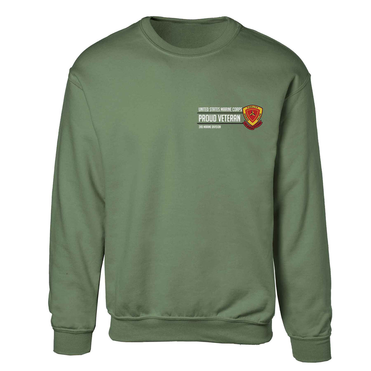3rd Marine Division Proud Veteran Sweatshirt - SGT GRIT