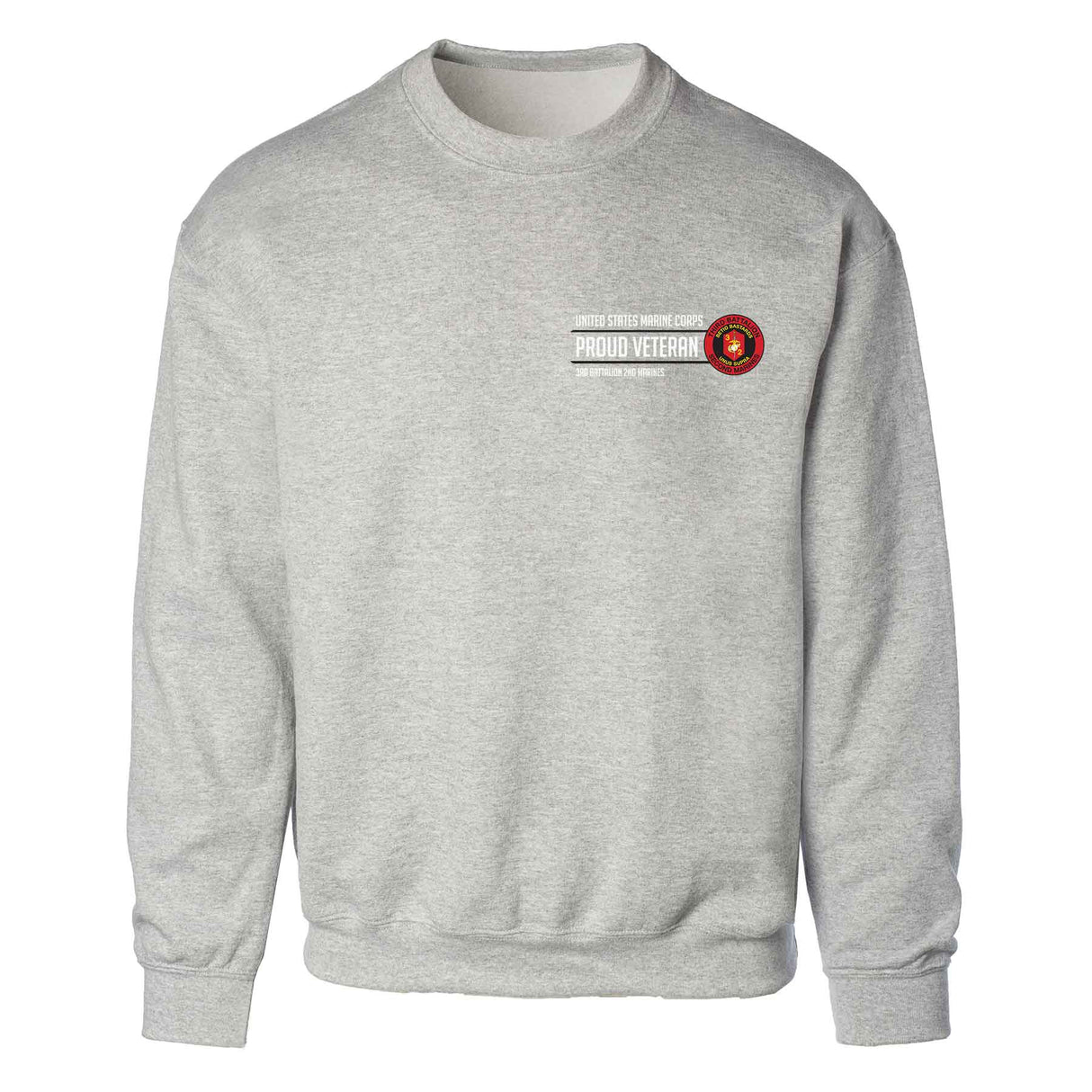 3rd Battalion 2nd Marines Proud Veteran Sweatshirt - SGT GRIT