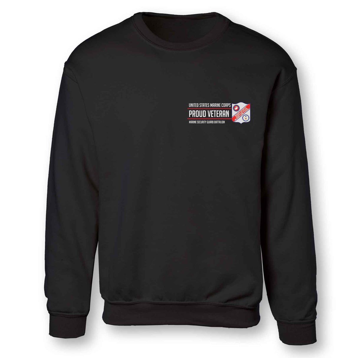 Marine Security Guard Proud Veteran Sweatshirt - SGT GRIT