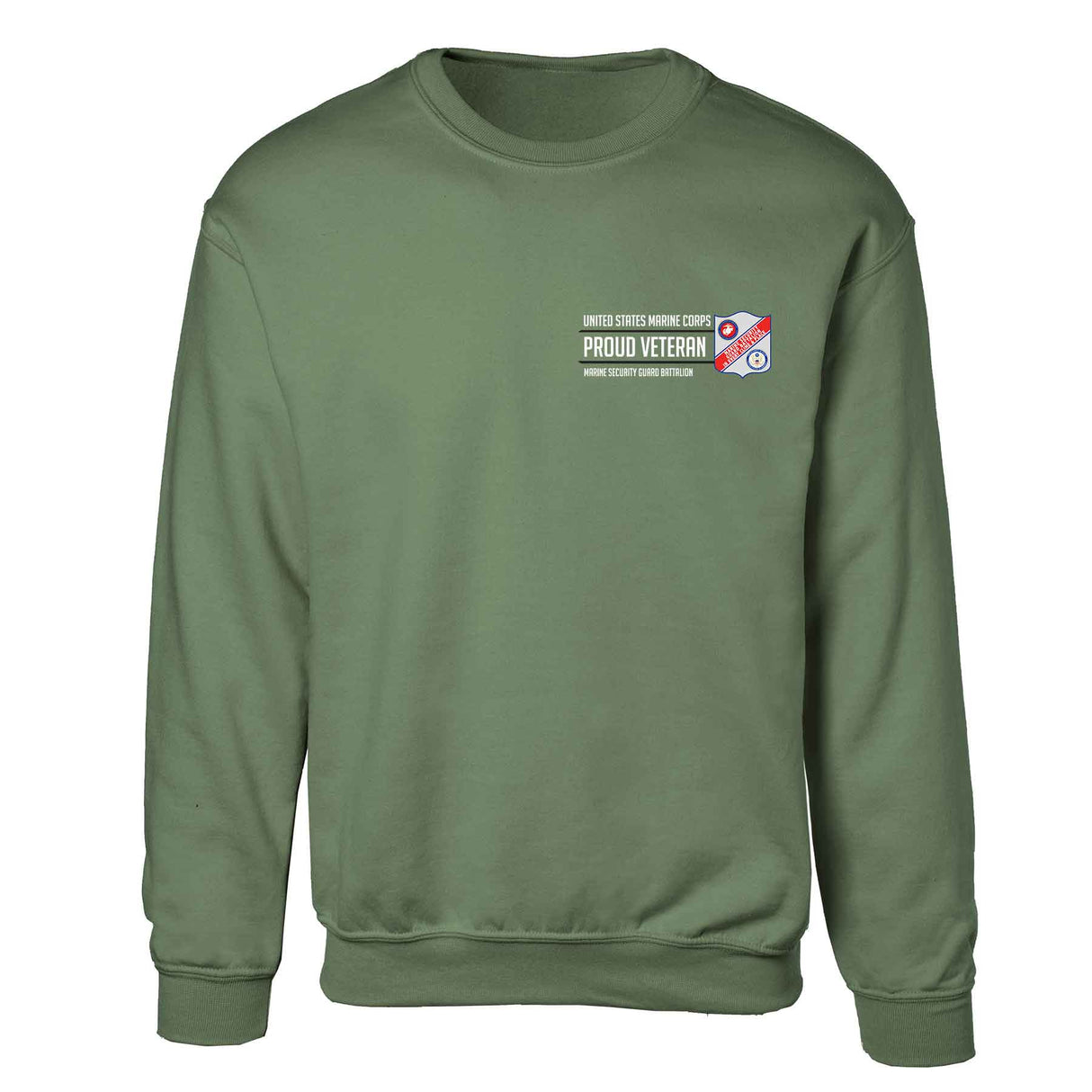 Marine Security Guard Proud Veteran Sweatshirt - SGT GRIT