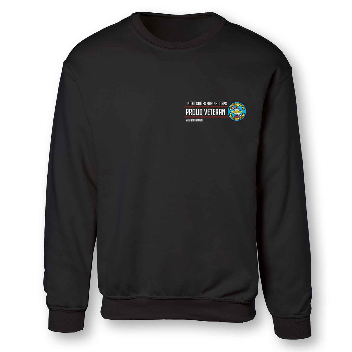 2D Anglico FMF Proud Veteran Sweatshirt - SGT GRIT