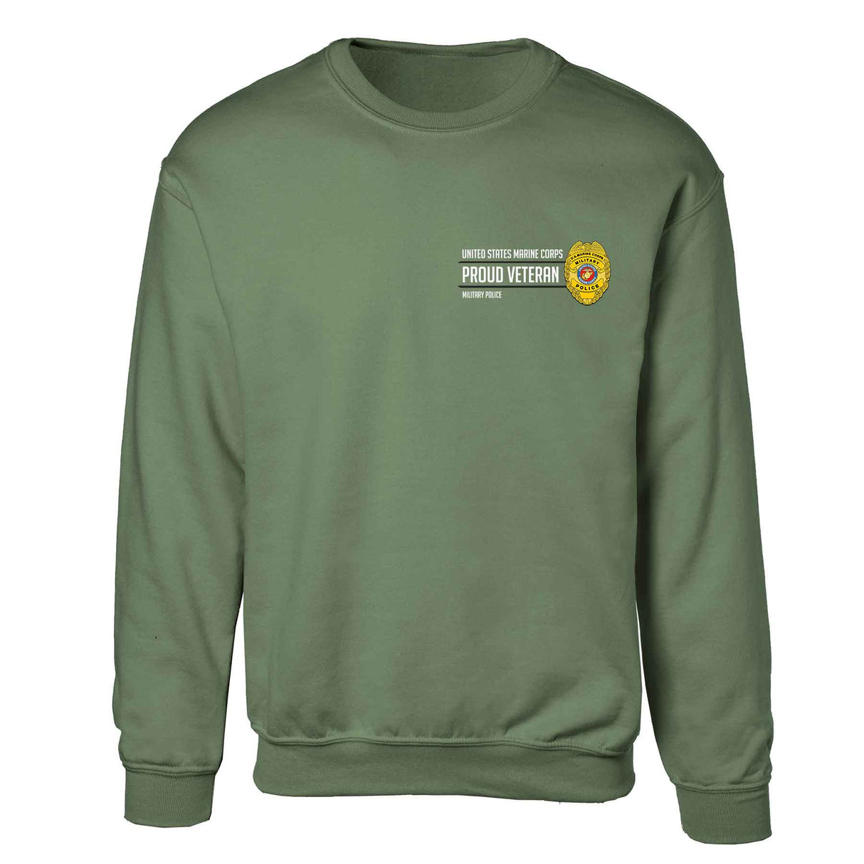 Military Police Badge Proud Veteran Sweatshirt - SGT GRIT