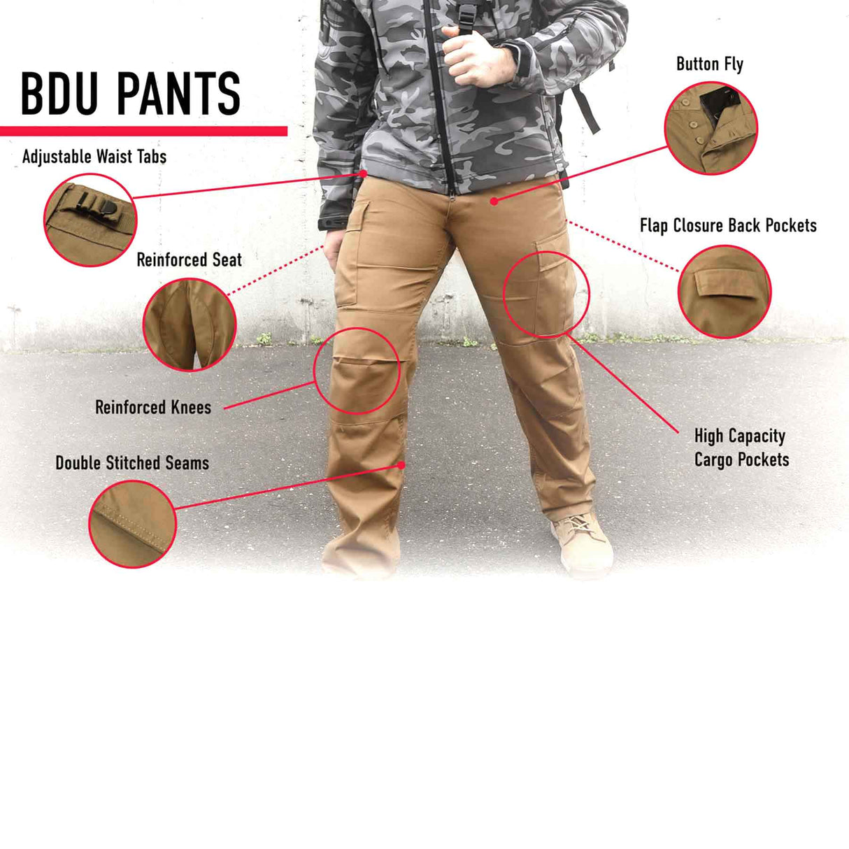 Battle Dress Uniform Tactical Pant - SGT GRIT