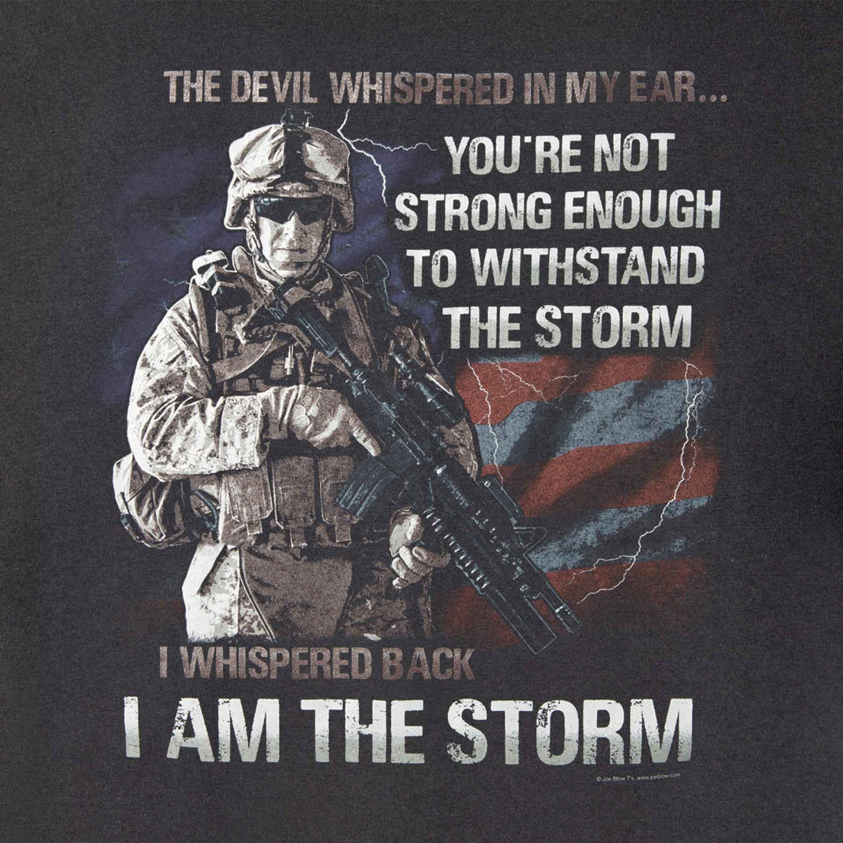 I Am The Storm T-shirt - SGT GRIT
