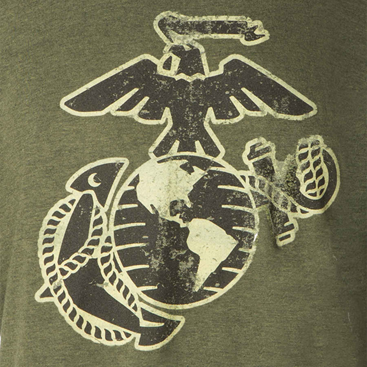 Vintage-Look Graphic Marine Corps EGA T-shirt - SGT GRIT