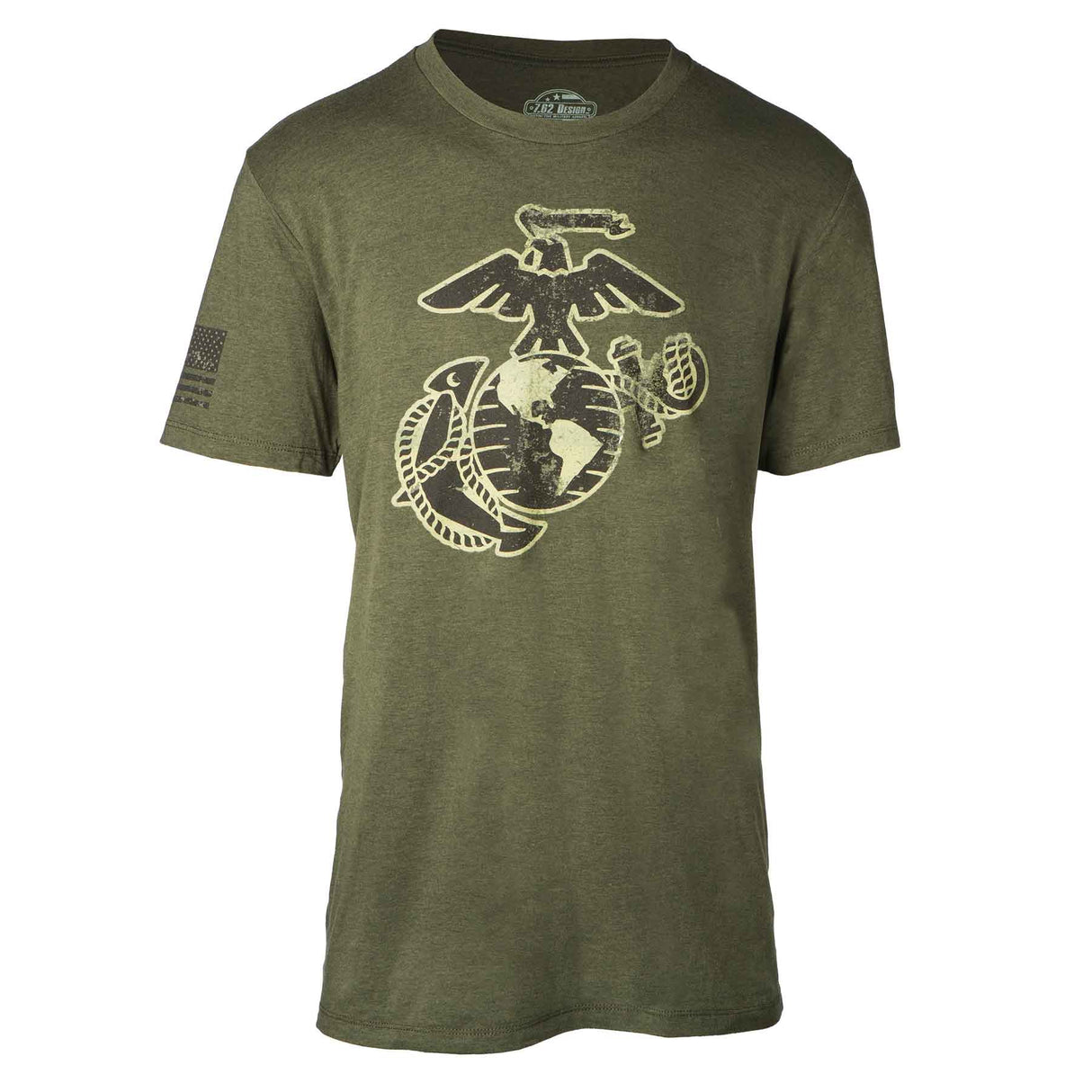 Vintage-Look Graphic Marine Corps EGA T-shirt - SGT GRIT