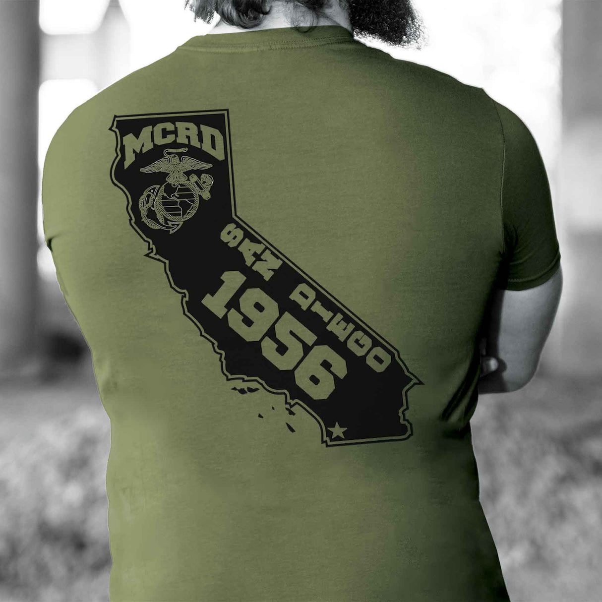MCRD Location/Year State T-Shirt - SGT GRIT
