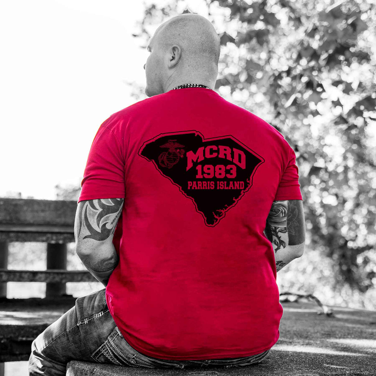 MCRD Location/Year State T-Shirt - SGT GRIT