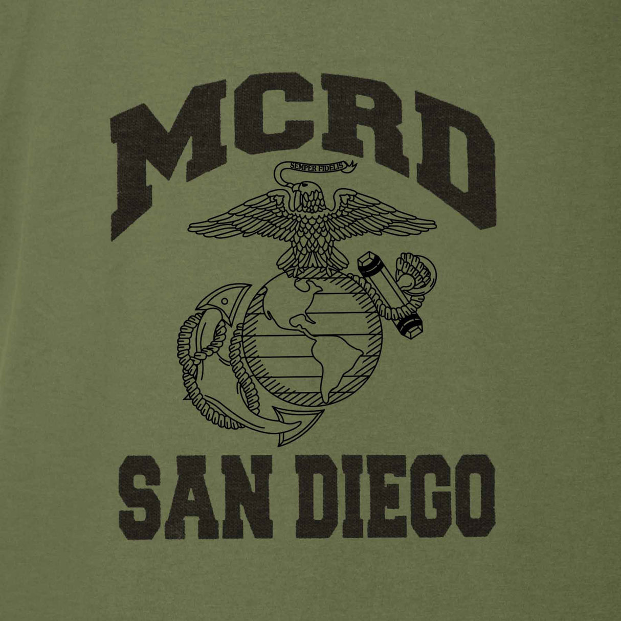 MCRD Location/Year State T-Shirt - SGT GRIT