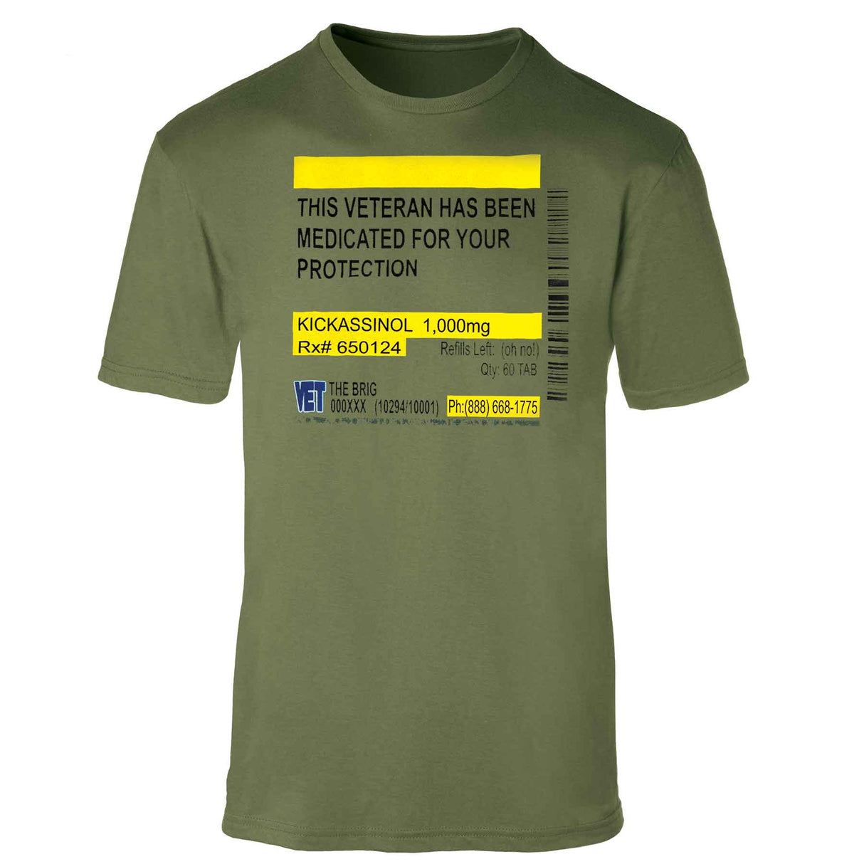 Medicated For Your Protection T-shirt - SGT GRIT
