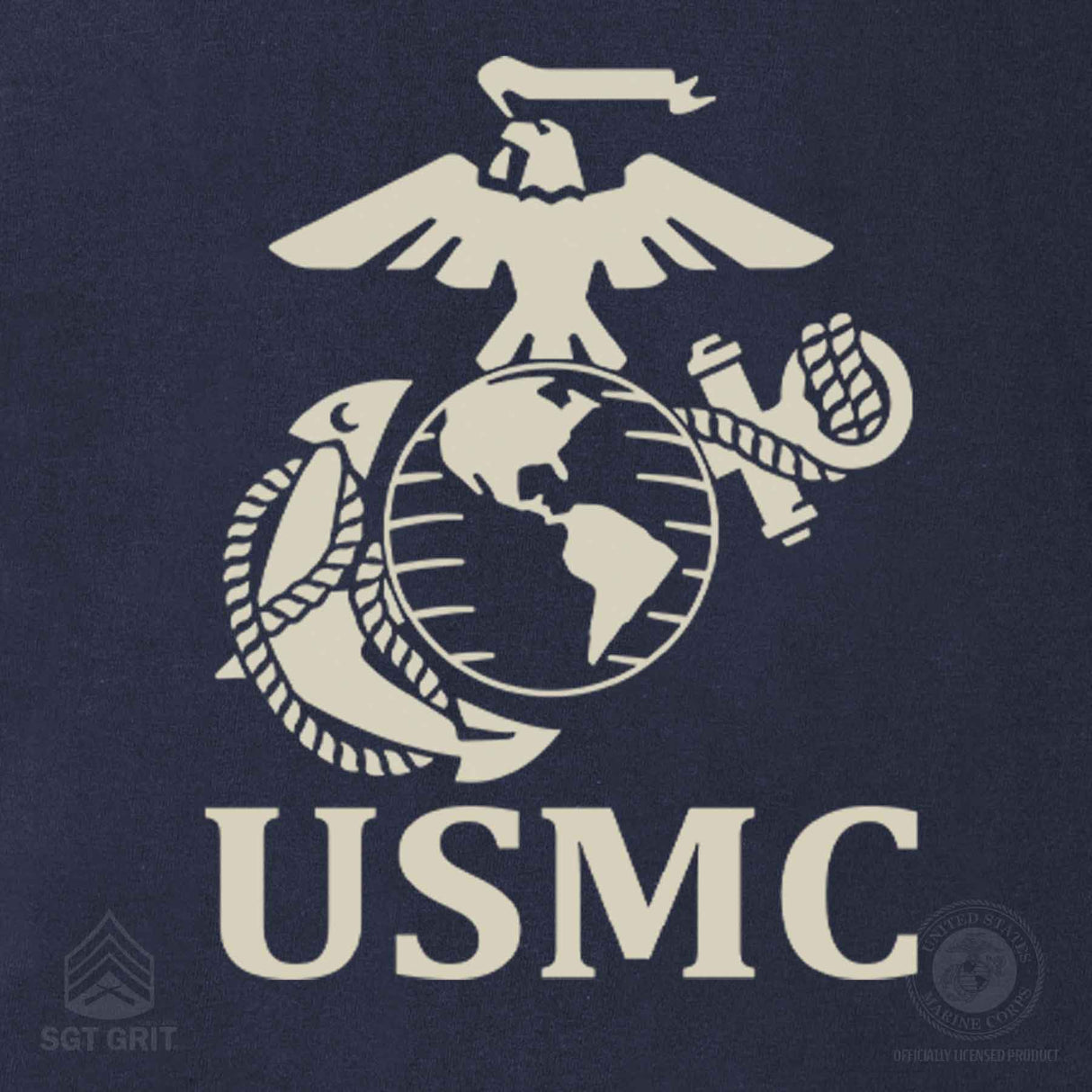 USMC Freedom Warriors Back With Left Chest T-shirt - SGT GRIT