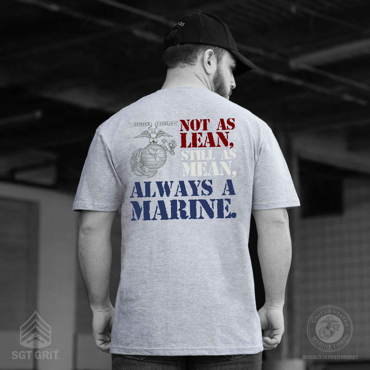 Not As Lean Back With Left Chest T-shirt - SGT GRIT