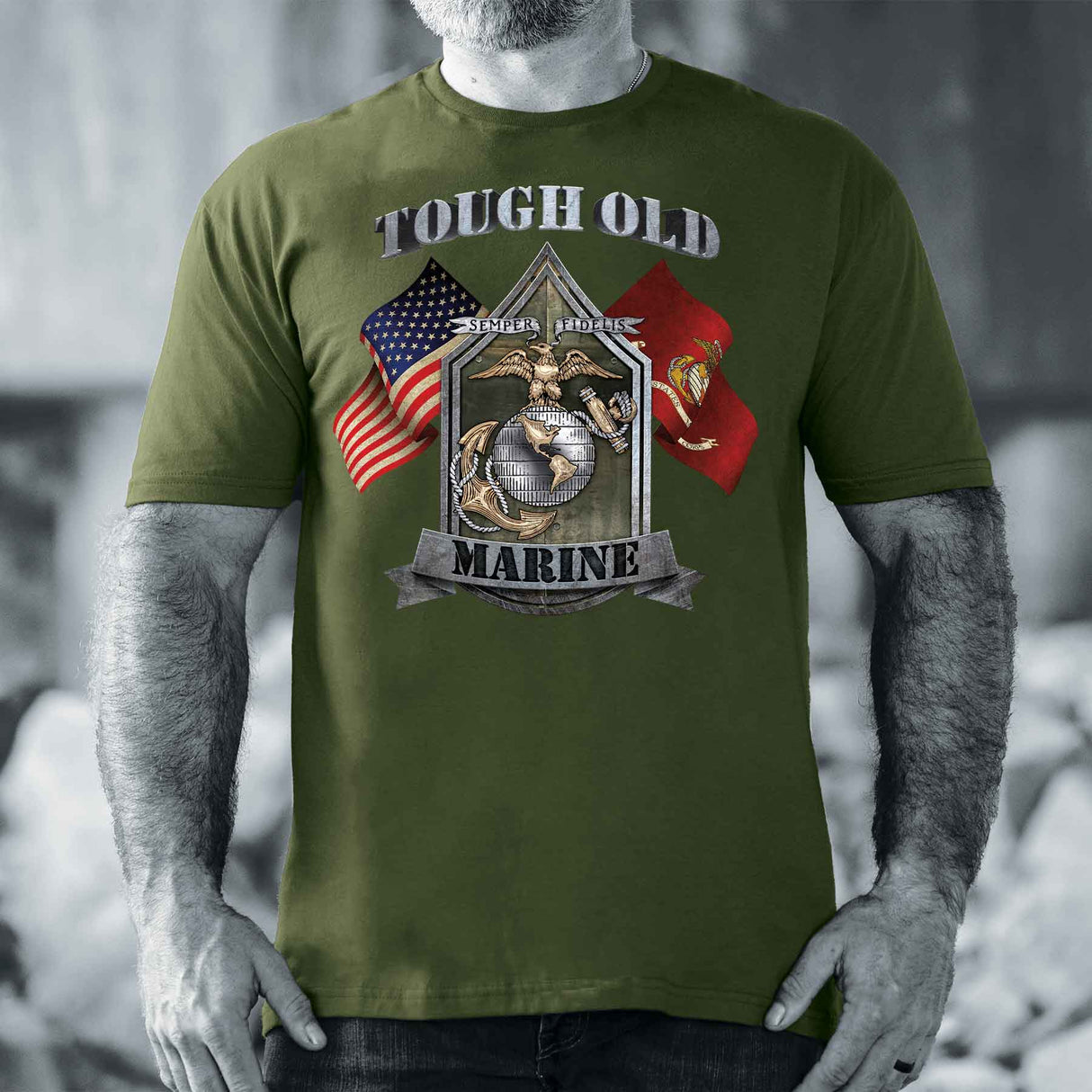 Tough Old Marine T-shirt - SGT GRIT