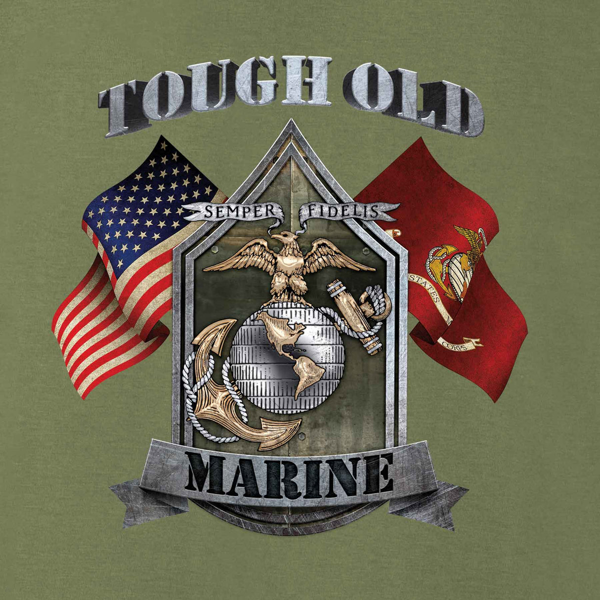 Tough Old Marine T-shirt - SGT GRIT