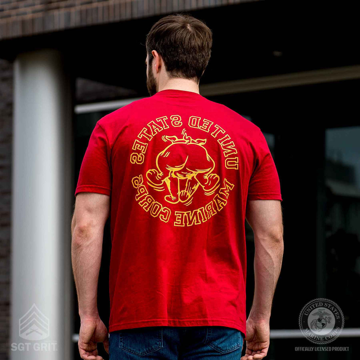 Marine Corps Bulldog Mascot Graphic T-shirt - SGT GRIT