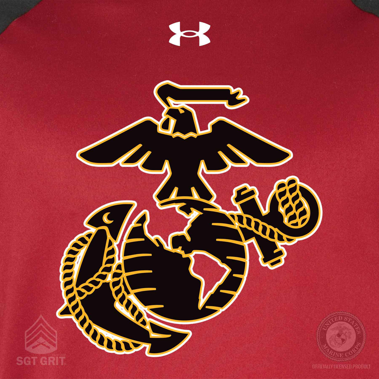Under Armour EGA Raglan Sleeve Tech T-shirt - SGT GRIT