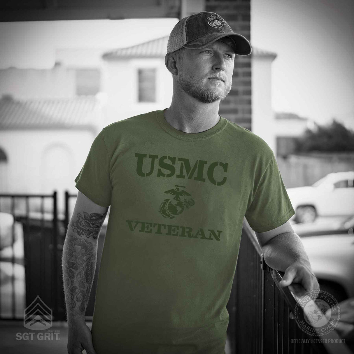USMC Veteran T-shirt - SGT GRIT