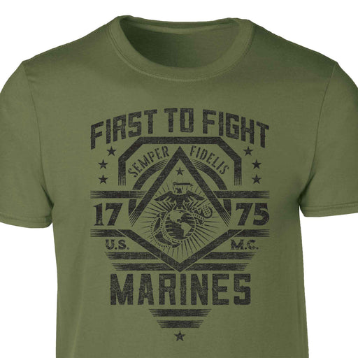 USMC First To Fight T-shirt - SGT GRIT