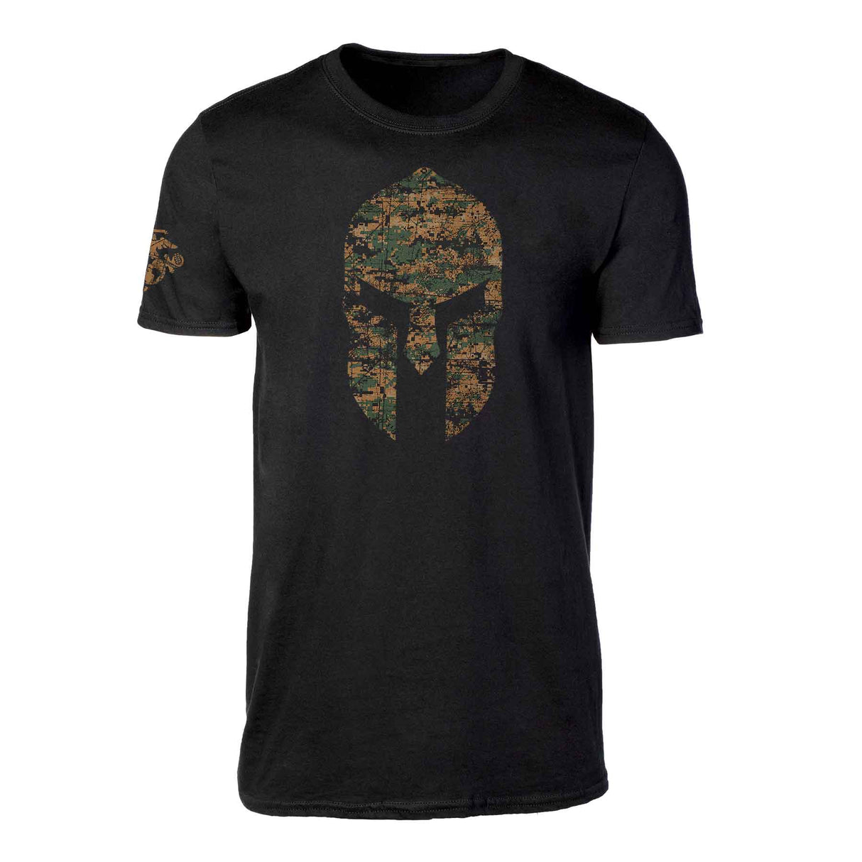 USMC Marpat Camo Spartan Helmet T-shirt - SGT GRIT