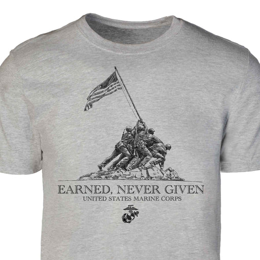 Earned Never Given Full Front T-shirt - SGT GRIT