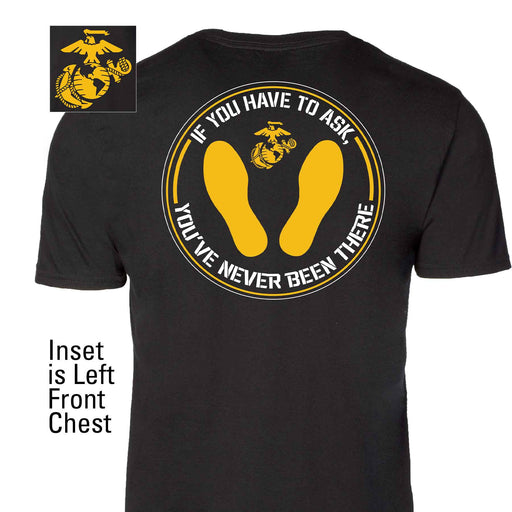 Marines Yellow Footprints T-shirt - SGT GRIT