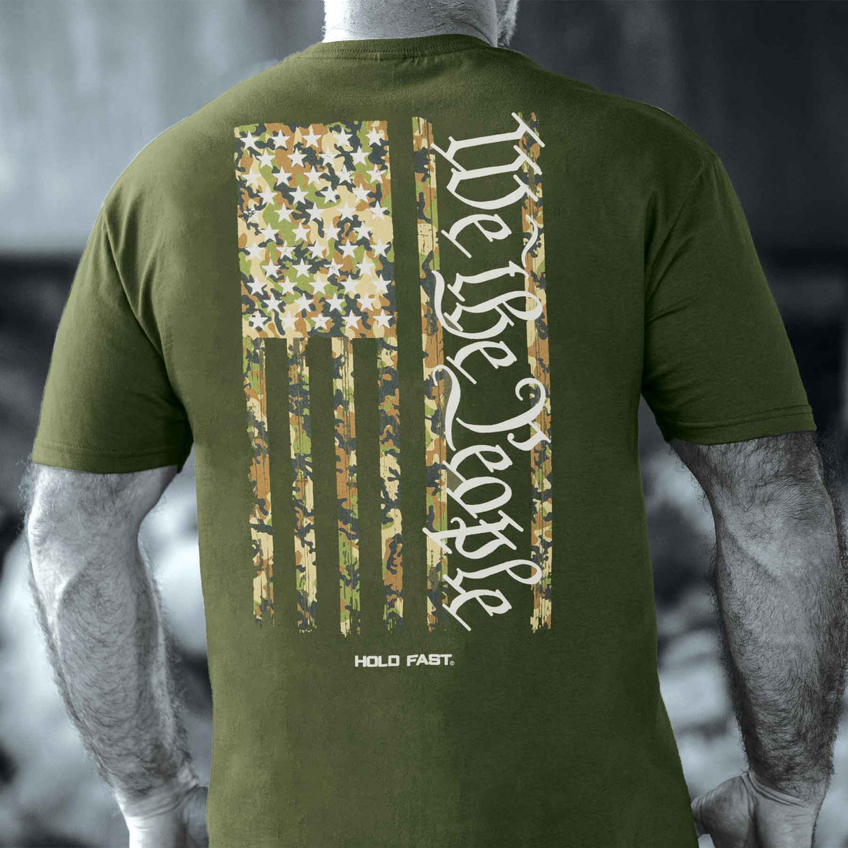 We The People T-shirt, camo - SGT GRIT