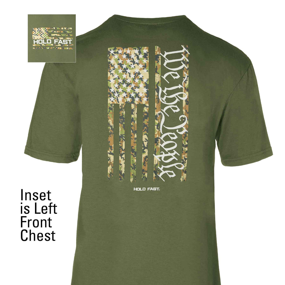 We The People T-shirt, camo - SGT GRIT