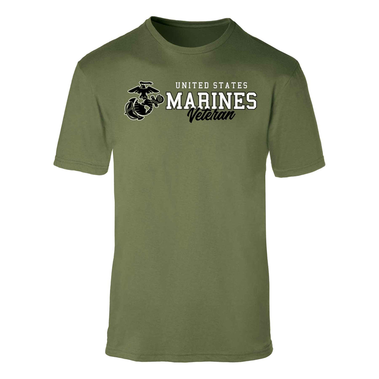 USMC Veteran Script T-shirt - SGT GRIT