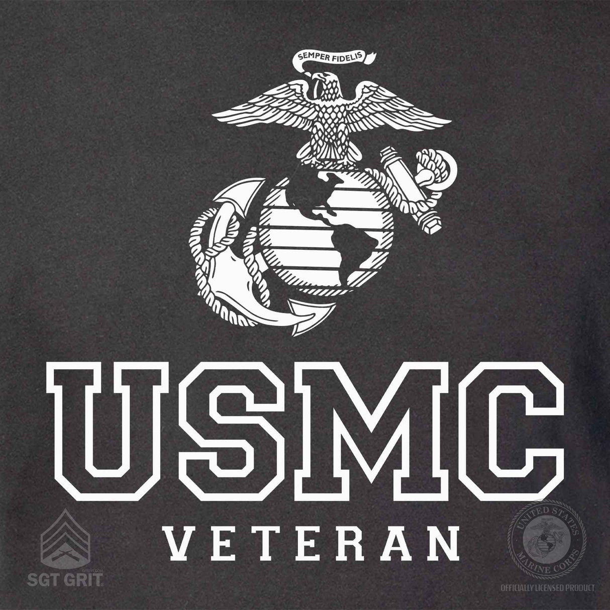 USMC Veteran Tonal T-shirt - SGT GRIT