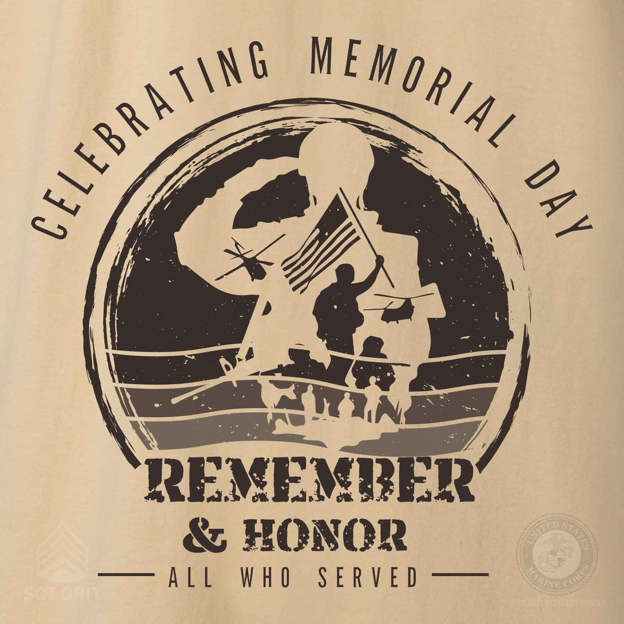 Memorial Day Remember & Honor T-shirt - SGT GRIT