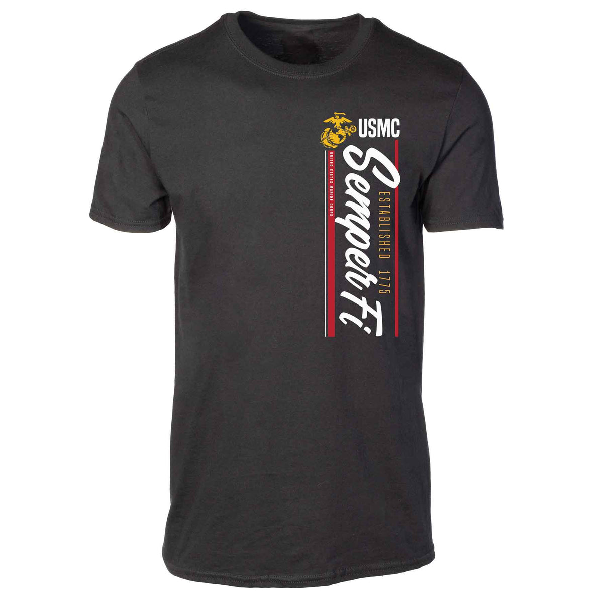 USMC Semper Fi Vertical T-shirt - SGT GRIT