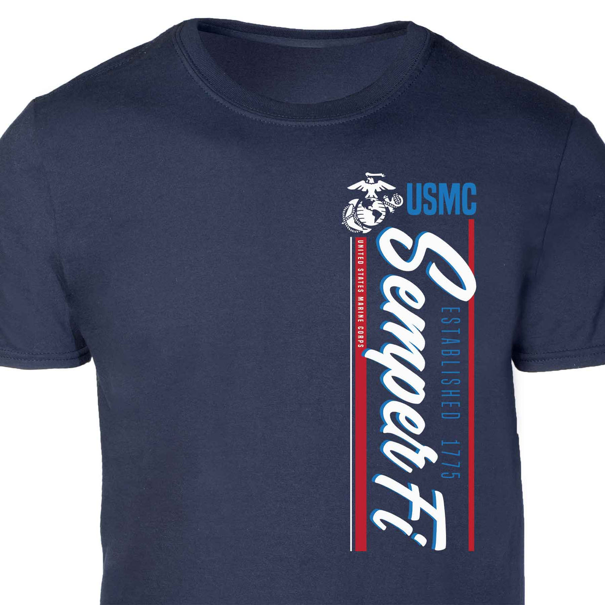 USMC Semper Fi Vertical T-shirt - SGT GRIT